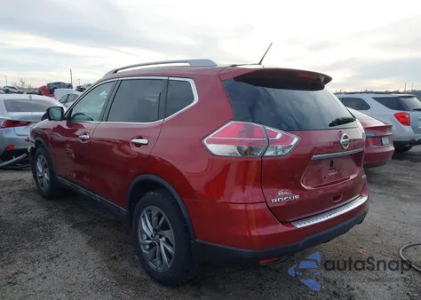 2015 Nissan Rogue Sl z USA, uszkodzony, nr VIN 5N1AT2MV9FC773744